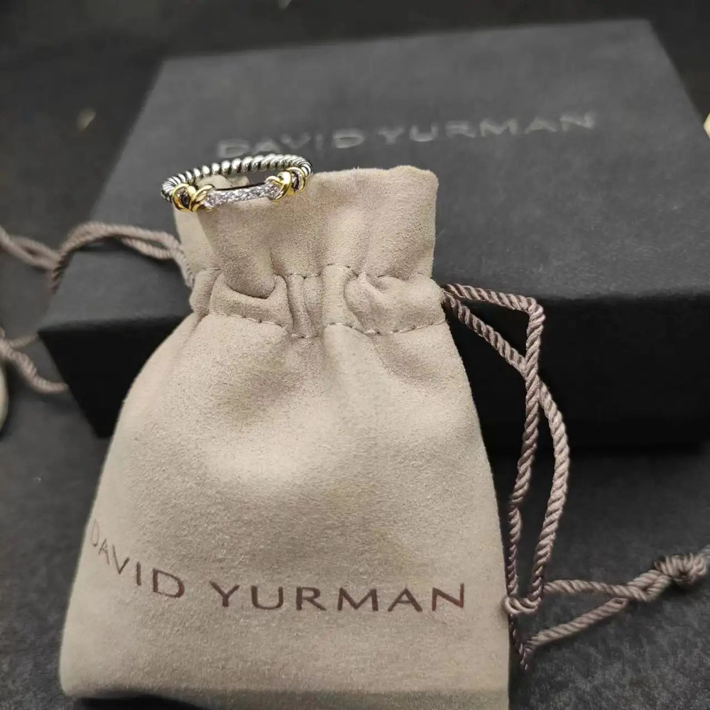 David Yurman gold-lined ring - Picture 2 of 6